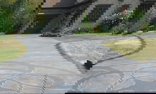 Decorative Driveway Decorative driveway in Albuquerque